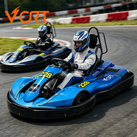 Vortkart baterai cepat Swap elektrik Go-kart untuk remaja dewasa 3000W sewa Go kart Taman Bertema hiburan komersial Go Carts