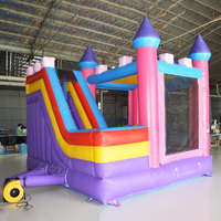 Castillo Inflable con Tobogán, Casa de Brinco, Parque Infantil Inflable con Tobogán