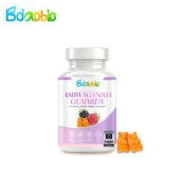Complément alimentaire à marque privée OEM avec vitamines, gommes aux fruits rouges et à l'ashwagandha