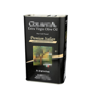 Huile alimentaire grecque certifiée première huile d'olive pressée à froid boîte de conserve en métal