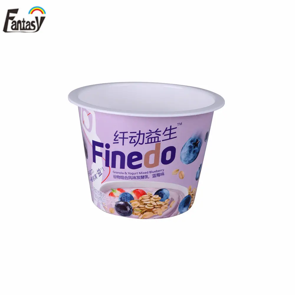 Cups for Yogurt/milk/coffee/tea Food Grade Sealable Plastic Yogurt