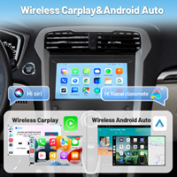 Autoradio multimédia Android 9 pouces 4+64g avec écran tactile, WiFi, GPS, CarPlay pour Ford Fusion/Mondeo 2013-2019