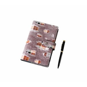 Agenda a spirale 19x12 cm con chiusura a scatto, 160 pagine a righe, 100 gsm, organizer ricaricabile con copertina a libro - Product Image 1