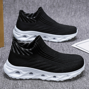 Zapatillas Deportivas para Hombre, para Correr, Trotar, Minimalistas, de Tela Elástica, Malla Transpirable, de Caña Baja, Tipo Calcetín - Product Image 3
