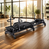 Reformer Pilates en alliage d'aluminium robuste et personnalisable, haut de gamme, pour studio, réglable, écologique, garantie 2 ans
