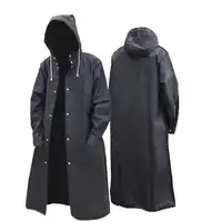 पुरुषों की आउटडोर जैकेट लंबे रेनकोट हवा ब्रेकर Windproof और निविड़ अंधकार जैकेट