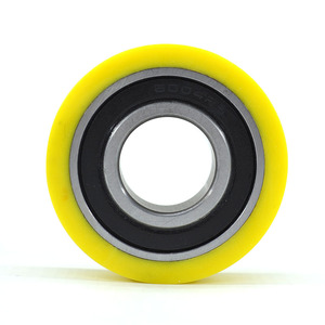Roulement à billes à gorge profonde <span class=keywords><strong>6202</strong></span> Roulements revêtus de caoutchouc polyuréthane pour roue de valise - Product Image 5