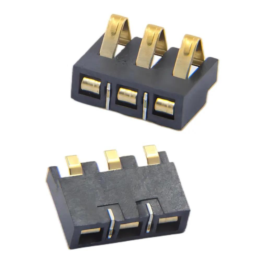 BC-35-3P240 3pin height 4.3mm male battery charger connector surface mount vertical SMT type for pcb PH2.5mm battety connector