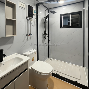 Maison modulaire de luxe à double aile extensible, conteneur préfabriqué pliable 20ft 40ft, 3 chambres, pour jardin ou ADU - Product Image 5