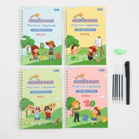 Livre de pratique de caractère anglais pour enfants rainure cahier magique stylo contrôle formation personnage pratique cahier papeterie