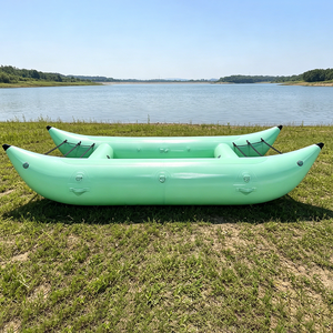 Bateau de rafting gonflable pliable en PVC 1,2 mm pour 8 personnes, certifié CE, de haute qualité, durable et stable, avec garantie d'un an - Product Image 2