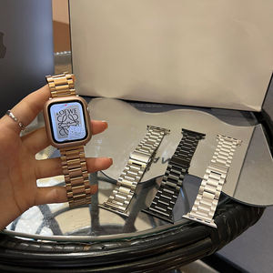 Reloj <span class=keywords><strong>de</strong></span> repuesto Eraysun serie SE 7 45mm correa <span class=keywords><strong>de</strong></span> reloj <span class=keywords><strong>de</strong></span> metal dorado <span class=keywords><strong>de</strong></span> acero inoxidable para <span class=keywords><strong>Apple</strong></span> Iwatch11 correa <span class=keywords><strong>de</strong></span> reloj - Product Image 1