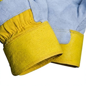 Heavy Duty Industrial Cowhide Split Leather Safety Heat Resistant Anti-static Breathable Flexible Soft Comfortable <b>Working</b> <b>Glove</b> - Product Image 6