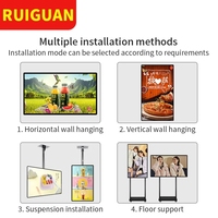 Pantalla Digital Publicitaria de Pared con Pantalla Táctil LCD Android de 21.5, 24, 27, 32, 43, 50, 55 y 65 Pulgadas, 2K/4K, Monitor Portátil Opcional