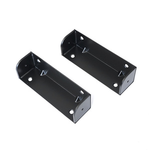 Support d'angle en alliage de zinc, à une seule face, peint, pour quincaillerie de meubles - Product Image 2
