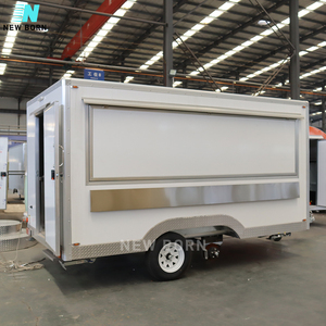 NUEVO BORN Custom Bakery <span class=keywords><strong>Boba</strong></span> Tea Trailer Outdoor Mobile Kitchen Vending Food Trailer Hot Dog Concesión Fiberglass Food Truck - Product Image 6