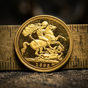 Pièce de monnaie souvenir vintage du Royaume-Uni, plaquée <span class=keywords><strong>or</strong></span> 1 once, George V, pièce commémorative - Product Image 2