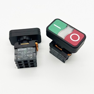 CSA-11BD 22mm 10A Green and Red Multi 2 Way Illuminated 6~380V Double <strong>Key</strong> Double-position <strong>Start</strong> and <strong>Stop</strong> Push Button <strong>Switch</strong> - Product Image 2