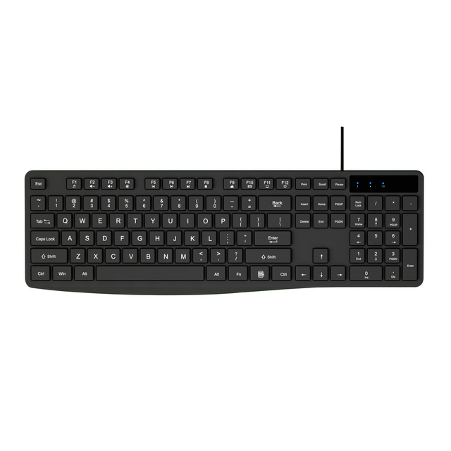 Lightweight USB Wired Ergonomic Portable Custom Computer Keyboard