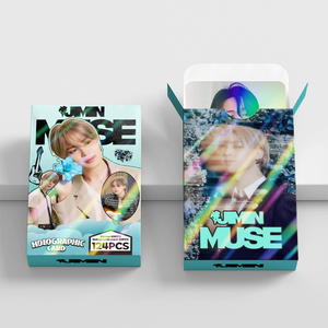 KPOP 124pcs/kotak Bangtan Boys Jimin MUSE Kartu Foto Laser Lomo Kartu Foto - Product Image 6