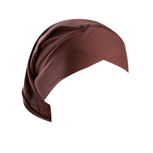 Turbante Islámico Étnico Elástico para Todas las Temporadas, Gorro Cruzado para la Frente, Base de Algodón Modal, Poliéster Sólido, Moderno, al por Mayor - Product Image 6