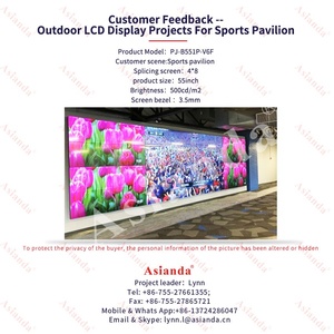 Biển Báo Kỹ Thuật Số Màn Hình <span class=keywords><strong>LCD</strong></span> Lớn 4K Trong Nhà 46 49 55Inch Mới Nhất Máy Phát Video Tường 55Inch - Product Image 4