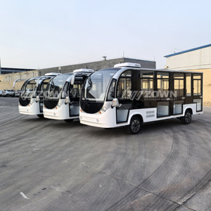 Bus électrique de tourisme nouvelle conception, 23 places, moteur puissant, pour parcs d'attractions - Product Image 1