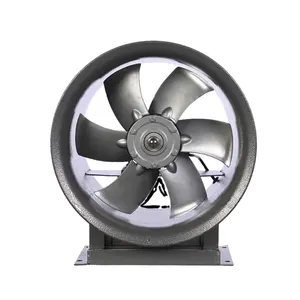 Axial flow fan manufacturer POPULA T35 explosion-proof axial flow fan cylinder pipeline pressurized workshop ventilation