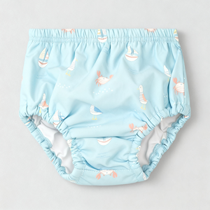 Maillots de bain pour bébés enfants et adolescents garçons Maillots de bain pour garçons à impression personnalisée avec styles d'entraînement Séchage rapide et écologique - Product Image 1
