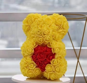 La migliore vendita 25cm 40cm orsacchiotto rosa di alta qualità schiuma per sempre <span class=keywords><strong>Rose</strong></span> PE materiale scatola regalo-per san valentino regalo di capodanno - Product Image 4