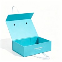 Boîtes cadeaux magnétiques de luxe personnalisées pour lingerie féminine, ensembles de sous-vêtements élégants gaufrés avec corde