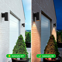 Lumière murale en aluminium durable moderne imperméable à l'eau à LED à économie d'énergie pour jardin extérieur