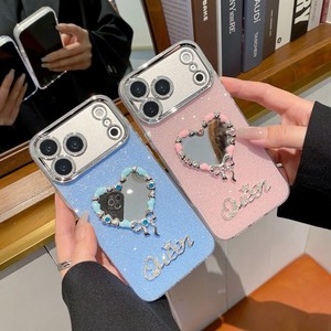 เคสโทรศัพท์มือถือแฟชั่นลายกระจกกลิตเตอร์เพชรสำหรับ iPhone 17 air 16 15 14 Pro Max ป้องกันกล้อง ฝาหลังนิ่ม - Product Image 2
