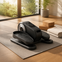 Harga Grosir Mesin Elliptical Pedal Elektrik untuk Rumah, Alat Fitness Indoor, Rehabilitasi, Cross Trainer dengan Rem Magnetik dan Layar LCD