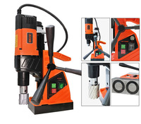 EKIIV 220V 110V Contrôle de vitesse en continu 1480W Perceuse magnétique électrique Taraudeuse Plaque d'acier Perceuse magnétique