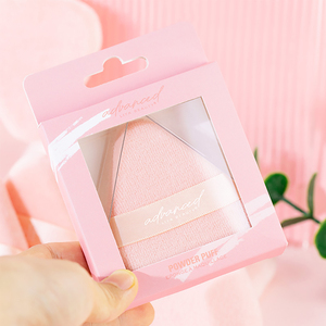 عروض ساخنة على أدوات التجميل الصديقة للبيئة، بودرة مكياج مثلثة مخصصة للوجه باللون الوردي السائب - Product Image 2