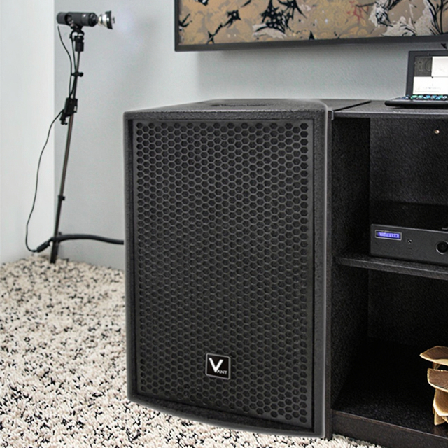 VANT VT5100 Family K Song Table Concert Farmhouse Restaurant Professional Stage Speaker Whole House Audio System Black