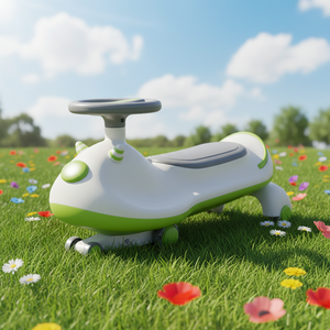 Auto Eléctrico de Plástico de Cuatro Ruedas para Niños de 4 a 6 Años, con Giro Giratorio, para Uso en Exteriores - Product Image 5