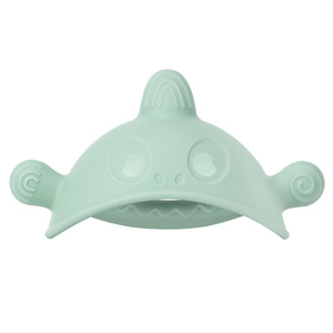 Jouet de dentition en forme de requin pour bébés de 0 à 6 mois, en silicone de qualité alimentaire, souple et à mâcher, pour soulager les douleurs buccales, unisexe - Product Image 5