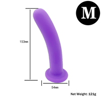 Vente en gros de plug anal en silicone personnalisé avec ventouse, pour l'entraînement des débutants adultes