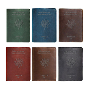 Porte-cartes en cuir véritable bordeaux pour hommes Organisateur de portefeuille de <span class=keywords><strong>voyage</strong></span> pour la <span class=keywords><strong>France</strong></span> Passeport Documents Cover Holder Certificate Bags - Product Image 6