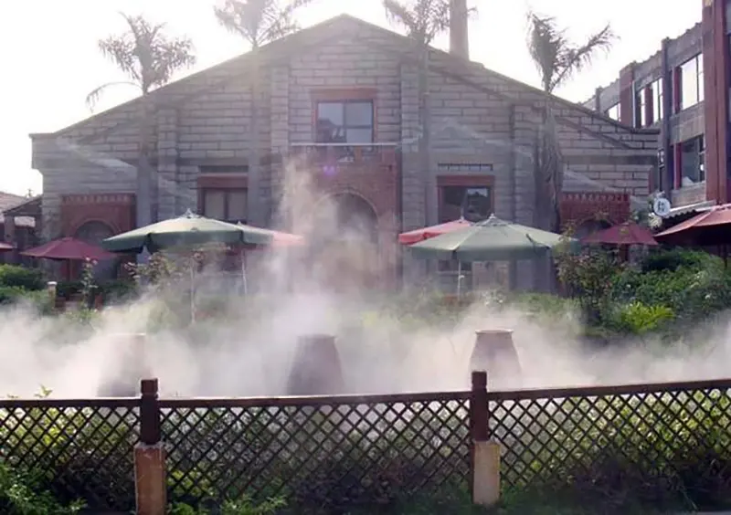 Yüksek basınçlı otomatik sis püskürtücü sulama sprey sis bahçe misting sistemi seti