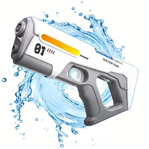 EPT Elektrikli Su Tabancası 170ml - 7-9m Menzilli Otomatik Su Tabancası, Yaz Açık Hava Oyuncağı Çocuklar ve Yetişkinler için Plaj Oyunları - Product Image 1