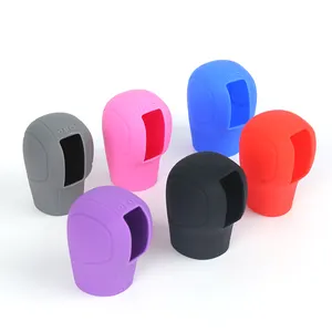 Chống Trượt Xe Gear Head Bảo Vệ Trường Hợp Silicone Cao Su Phím Shift Knob Bánh Bìa