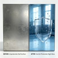 Vernis acrylique polyuréthane haute brillance Yuhong, résistant à la chaleur, à l'humidité et aux pulvérisations de sel, idéal pour les véhicules, les machines-outils et les finitions extérieures.