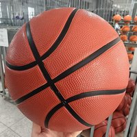 Ballon de basket en caoutchouc personnalisé en gros, taille 7, rebond élevé, ballon d'extérieur pour l'entraînement et la compétition