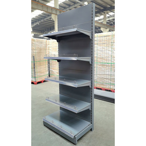 Black gondola shelving, gondola shelving <strong>mini</strong> <strong>supermarket</strong> - Product Image 5
