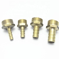Adaptateur de coupleur en cuivre, raccord de tuyau en laiton de 4mm 6mm 8mm 10mm 12mm 19mm, connecteur mâle BSP 1/8 "1/4" 1/2 "3/8" BSP