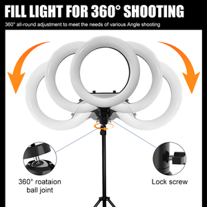 Anillo de Luz LED de 18 Pulgadas con Trípode, Control Remoto, <span class=keywords><strong>Precio</strong></span> al por Mayor para Transmisiones en Vivo, Muy Popular - Product Image 6