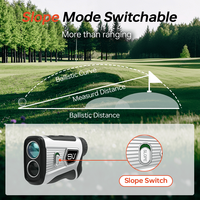 Télémètre laser professionnel portable Sensivision, grossissement 6,5x, multicouche, pour le golf, la chasse, la randonnée - Étanche IP54